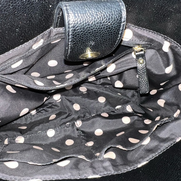 Anne Klein Black Structured Handbag - Picture 6 of 9